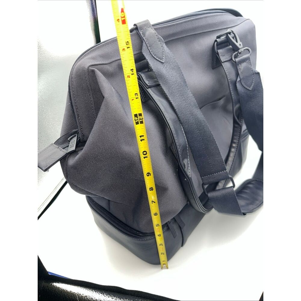 Beis Weekender Blue Duffle Bag Travel With Bottom Compartment - Picture 9 of 12
